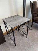 Modern side table and hall tree