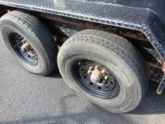 2020 H&H 6 x 16 dump trailer, 14000#, roll tarp, loading ramps. WIRE TRANSFER REQUIRED