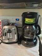 Toaster, coffee maker, perc coffee pot, slow cooker