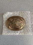 Wyoming Highway Patrol Centennial belt buckle