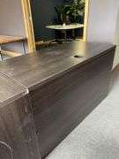 Hon two piece desk unit 66x78x29H overall