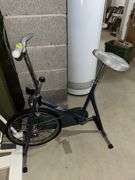 Exercise bike and stepper exercise machine