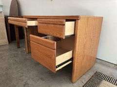 25 x 48 oak desk
