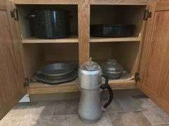 4pcs Guardian hammered alum cookware, roaster and stock pot