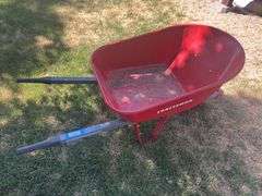 Heavy duty craftsman wheelbarrow