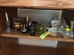 Metal ring box, perfume atomizer, handiwork, etc...