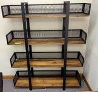 12D x 47L x 59H 4 tier modern shelf