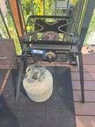 Blackstone dual cooking propane griddle, and cook stove - travel model! Hunting season is coming.