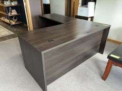 Hon two piece desk unit 66x78x29H overall