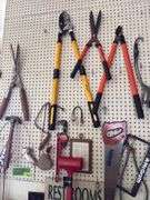 Hand tools, loppers, decor, drill bits, cat litter, planters, etc