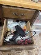 Holiday decor, home decor, cookie cutters, serving platters, electric knife, glue gun and more