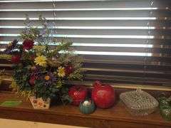Gumball machine, trophy, knick knacks, candy dish and more