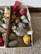 Two boxes of birds