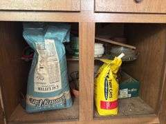 Hand tools, loppers, decor, drill bits, cat litter, planters, etc