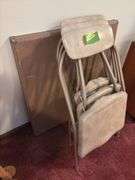 Card table and 3 chairs