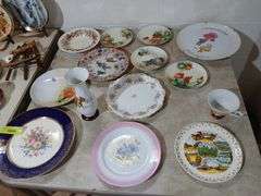 Hand painted plates including Landenbergers w/ COA