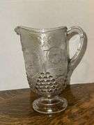Admiral Dewey pattern glass pitcher