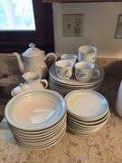 Fascino stoneware dishes, not complete set