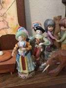 Gumball machine, trophy, knick knacks, candy dish and more