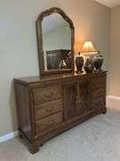 Triple dresser w/ mirror 19D x 65L x 78H