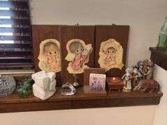 Gumball machine, trophy, knick knacks, candy dish and more