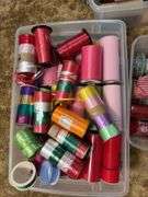 Three totes ribbon