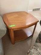 Oak lamp table 28 x 28