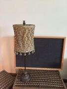 Table lamps, lift lid baskets and other baskets