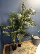 Two approx 5’ artificial plants