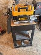 Dewalt 13” Thickness Planer on roller stand