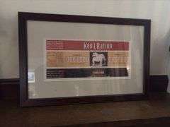 Ken-L-Ration Dog food can label framed and matted