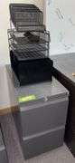 15D x 29L x 27H two drawer letter size file cabinet with office storage files