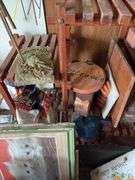 Yard cart, plant shelf, windshield washer fluid, yard decor, etc