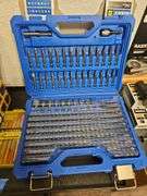 Kobalt Screwdriver Set (New), Drill Bits, Laser Level, Small Table Stand 16 x 11 x 22h