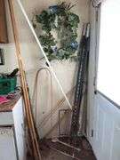 Weed killers, pruners, miracle grow, cordless drills, etc