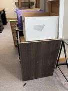 (2) 21 x 15 x 28H under desk file drawers and quantity of hanging file folders