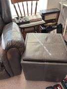 Recliner chair and storage box