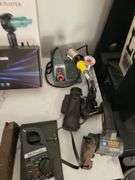 Knife sharpener, soldering and duster
