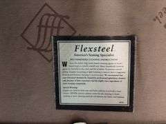 Flexsteel 86" 2 cushion sofa
