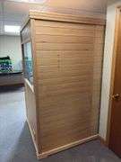 72x72x80 finnleo traditional? spa with optional Bluetooth These are untested floor model spas, sold AS IS