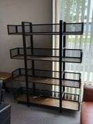 12D x 47L x 59H 4 tier modern shelf
