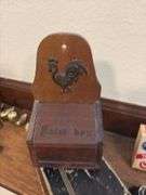 Wood candle stands, mini oil can, picture, pencil sharpener etc...