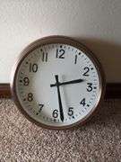 Battery operated wall clock and two carving sets-Regent Sheffield and Armand Japan stainless steel