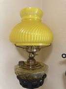 Bracket lamp and cast iron wall bracket