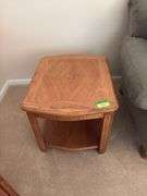 Oak lamp table 22 x 28