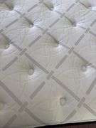 Full size headboard with Sealy Slumbercrest Collection mattress and box sping, like new