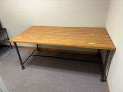 36x72x30H industrial style table