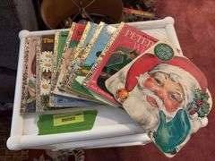 7 Little Golden Books and The Santa Claus Book