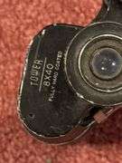 2 sewing boxes and binoculars for long range sewing