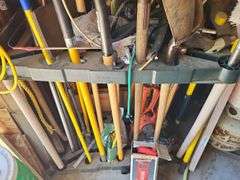 Yard tools with stand